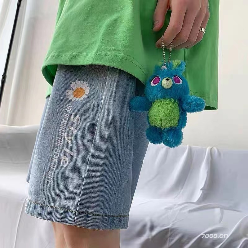 男装女装同款牛仔洗水炒极柔软牛仔中裤